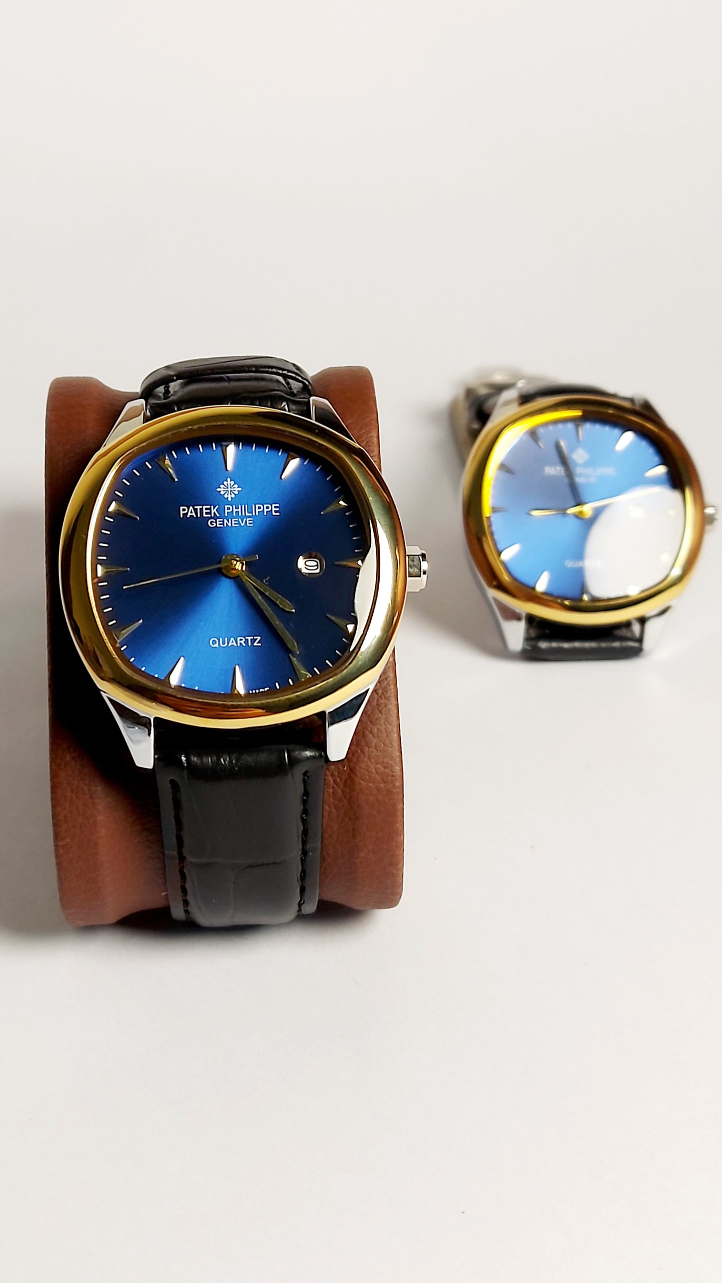 Patek Philippe Quartz Premium Quality Watch ( Gold Blue shaded )