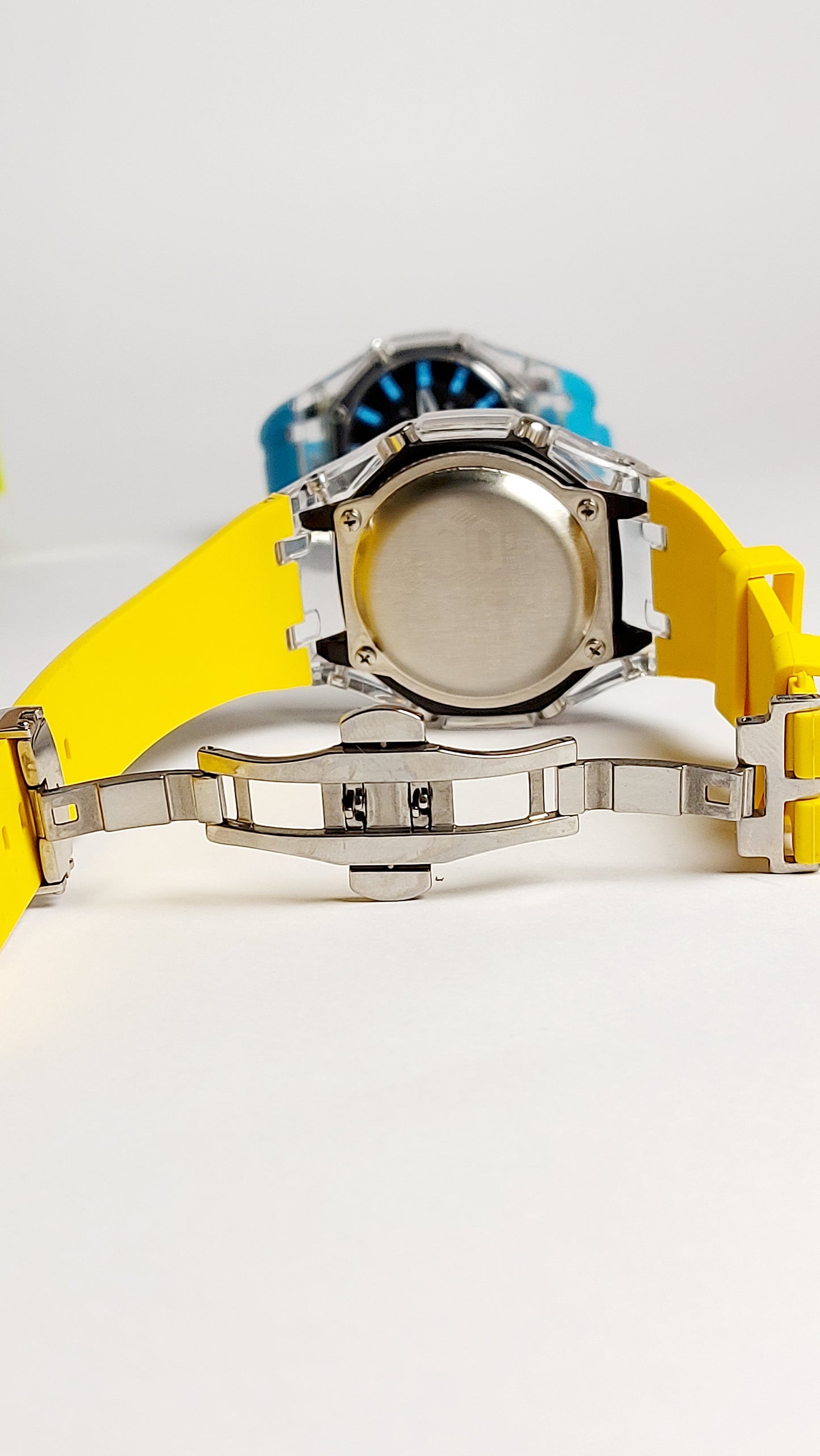 G-Shock Royal Oak Premium Quality Watch ( Yellow Color )