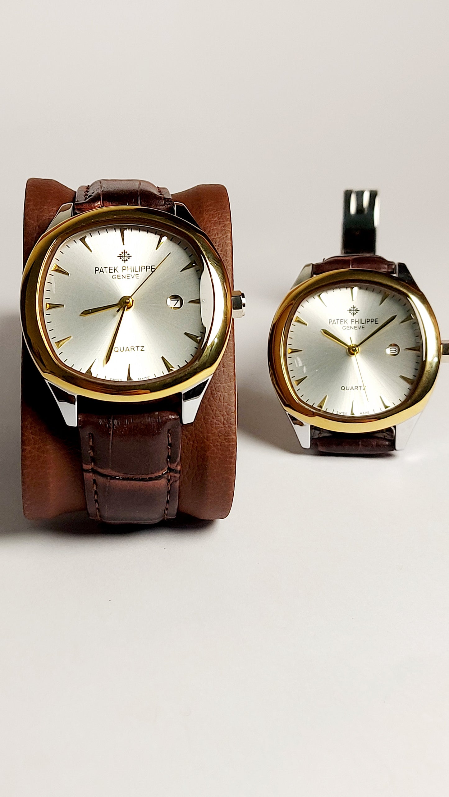 Patek Philippe Quartz Premium Quality Watch ( Gold White shaded )